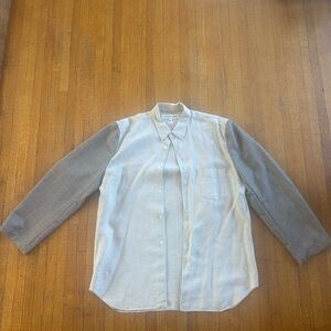 Comme des Garcon  Two-Tone Button-Up Shirt/Jacket